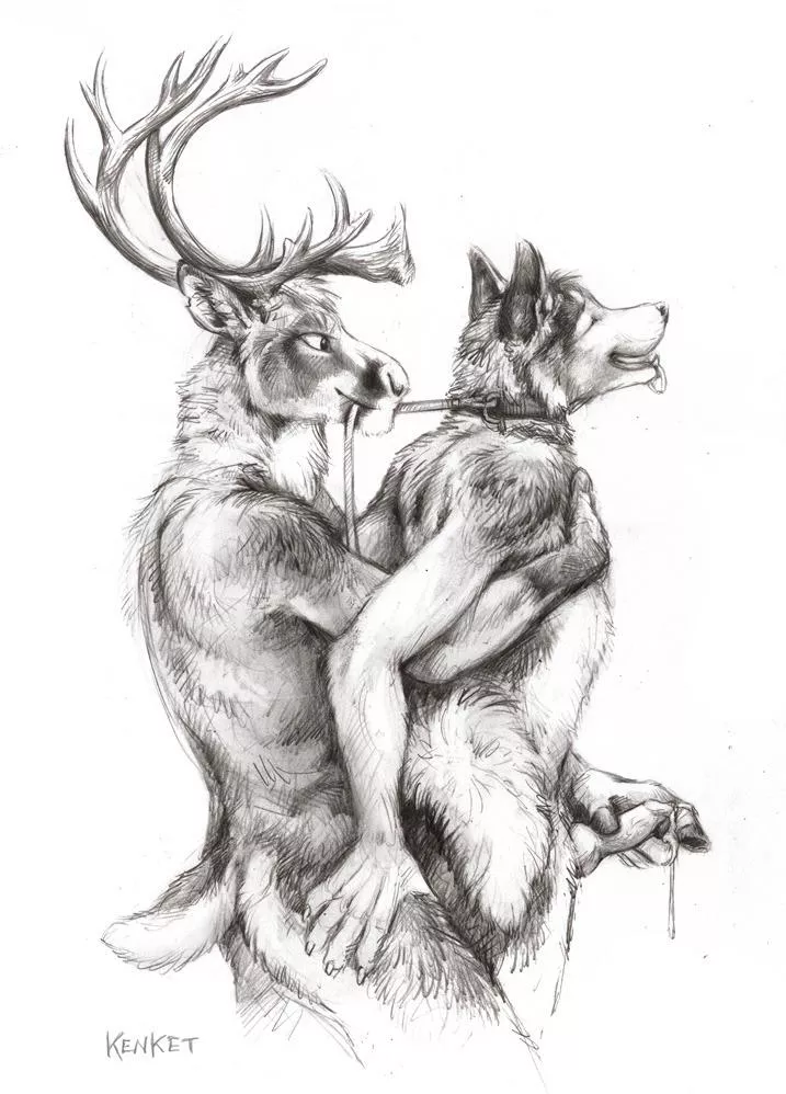 My two favorite animals!!! (Kenket)
