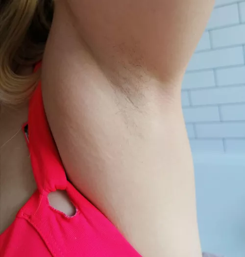 My underarms haven’t had much attention lately but I’m back!