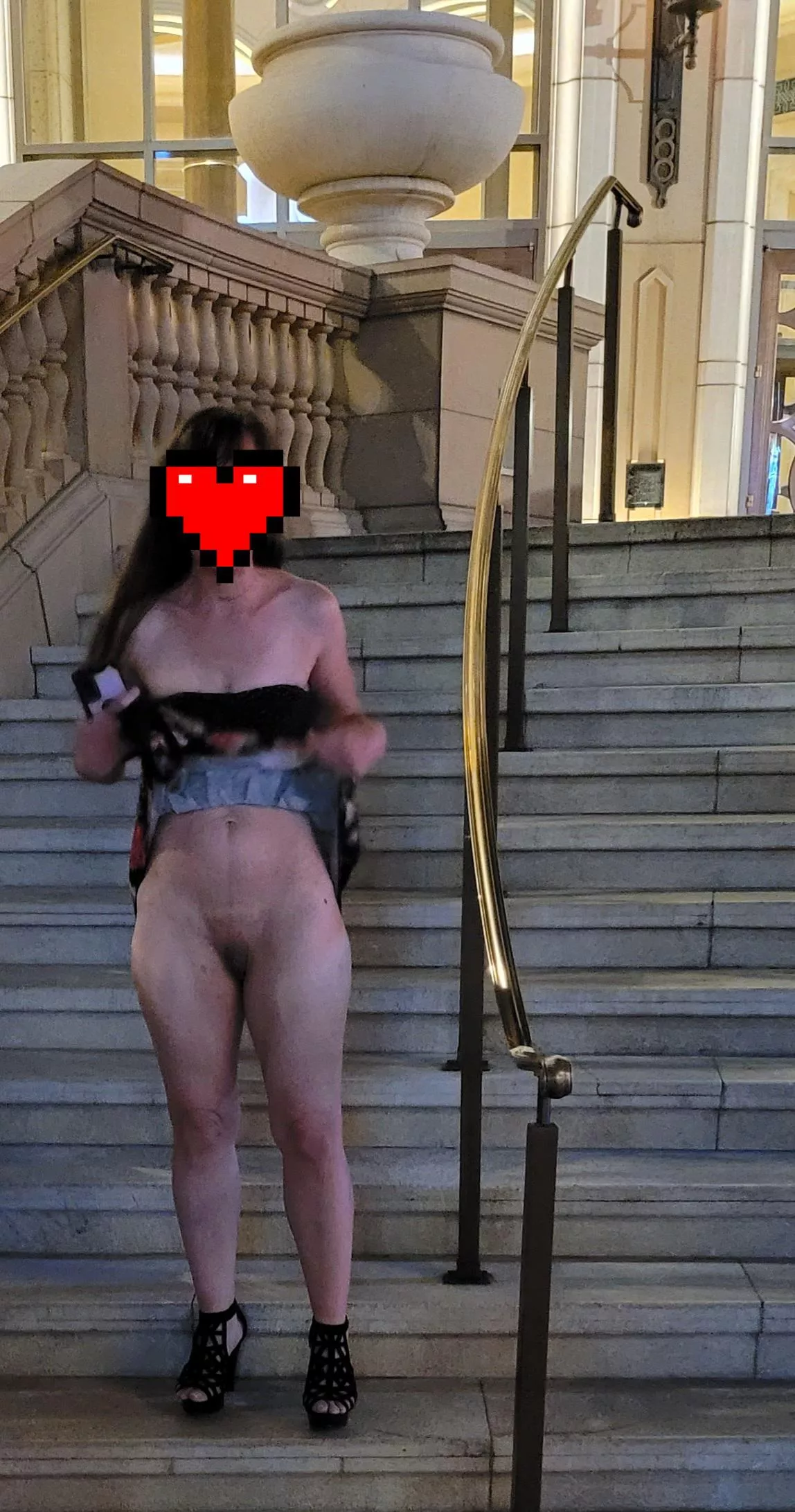 My wife (44) was trying to get some attention in Vegas! What would you do if you saw this walking by? Would you invite her back to your suite? My wife (44) was trying to get some attention in Vegas! What would you do if you saw this walking by? Would you invite her back to your suite?