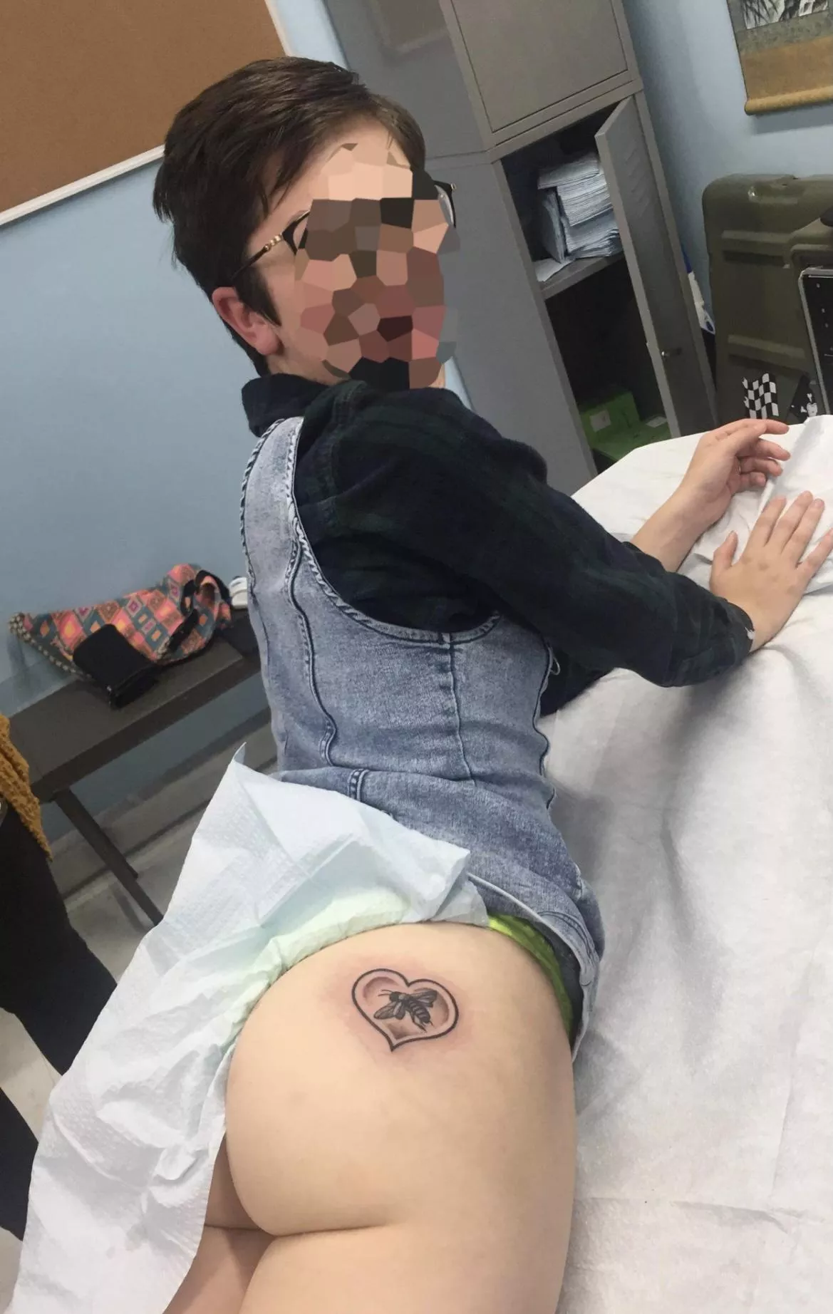 My wife is a beekeeper and got her first tattoo My wife is a beekeeper and got her first tattoo