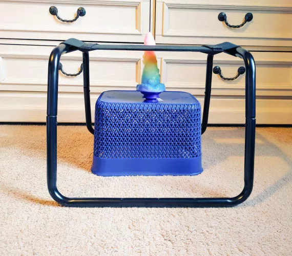 My wife wanted a taller mount for our bench. Quick, easy fix 😁