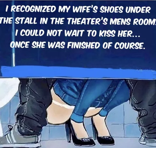 My wife went to get popcorn at the movie but was gone for a long time…