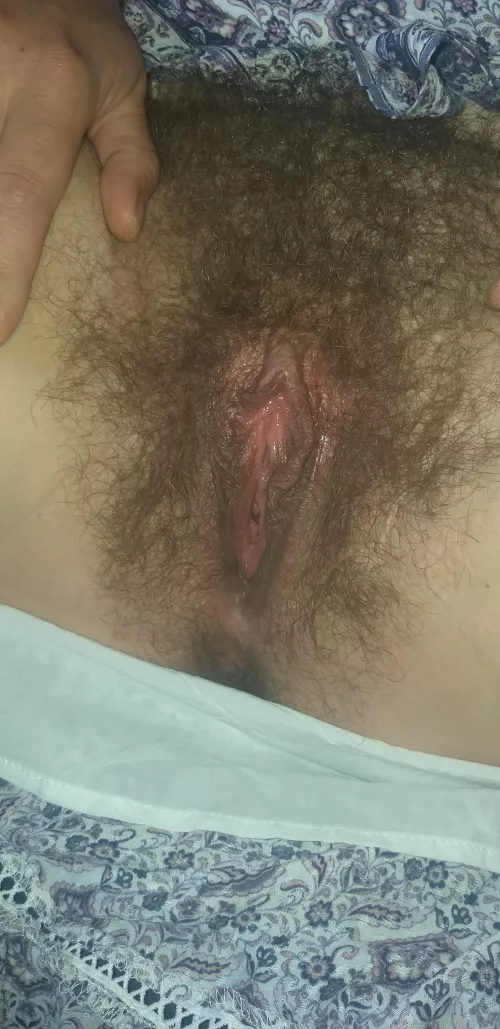 My wifes Christmas hair pie