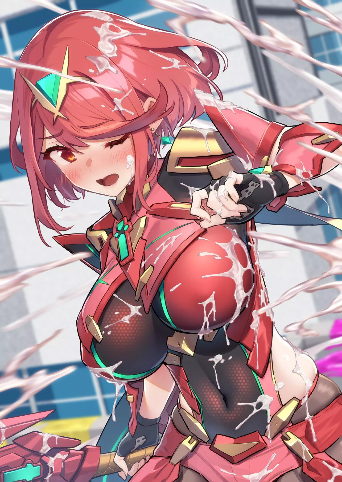 Mysterious white liquid (Pyra)