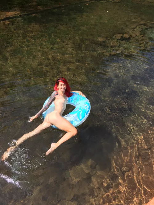 Naked fun in nature