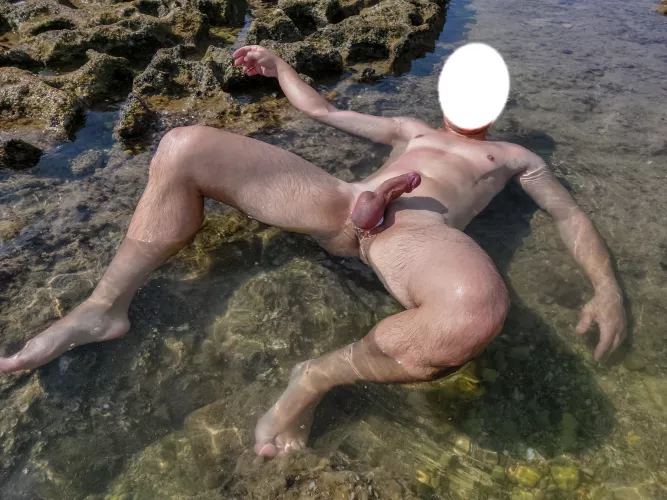 naked in public beach