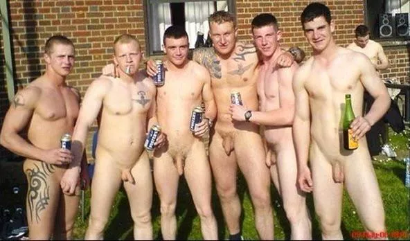 “Naked Scally lads” ...