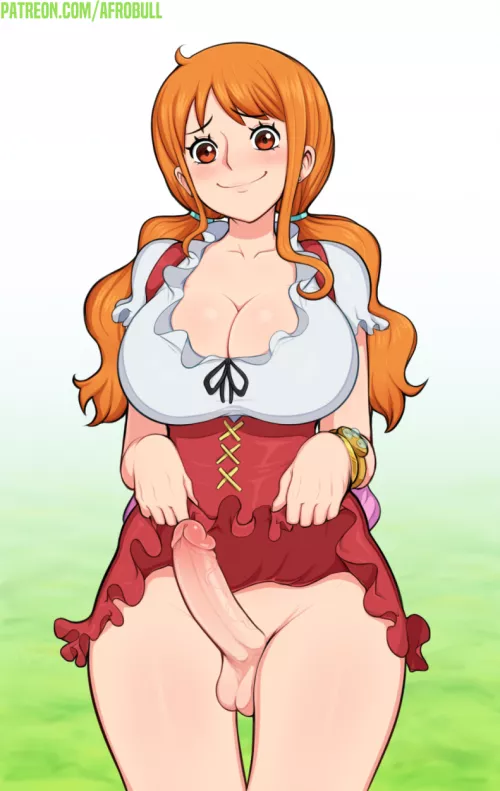 Nami Bottomless Barmaid (Afrobull) [One Piece]