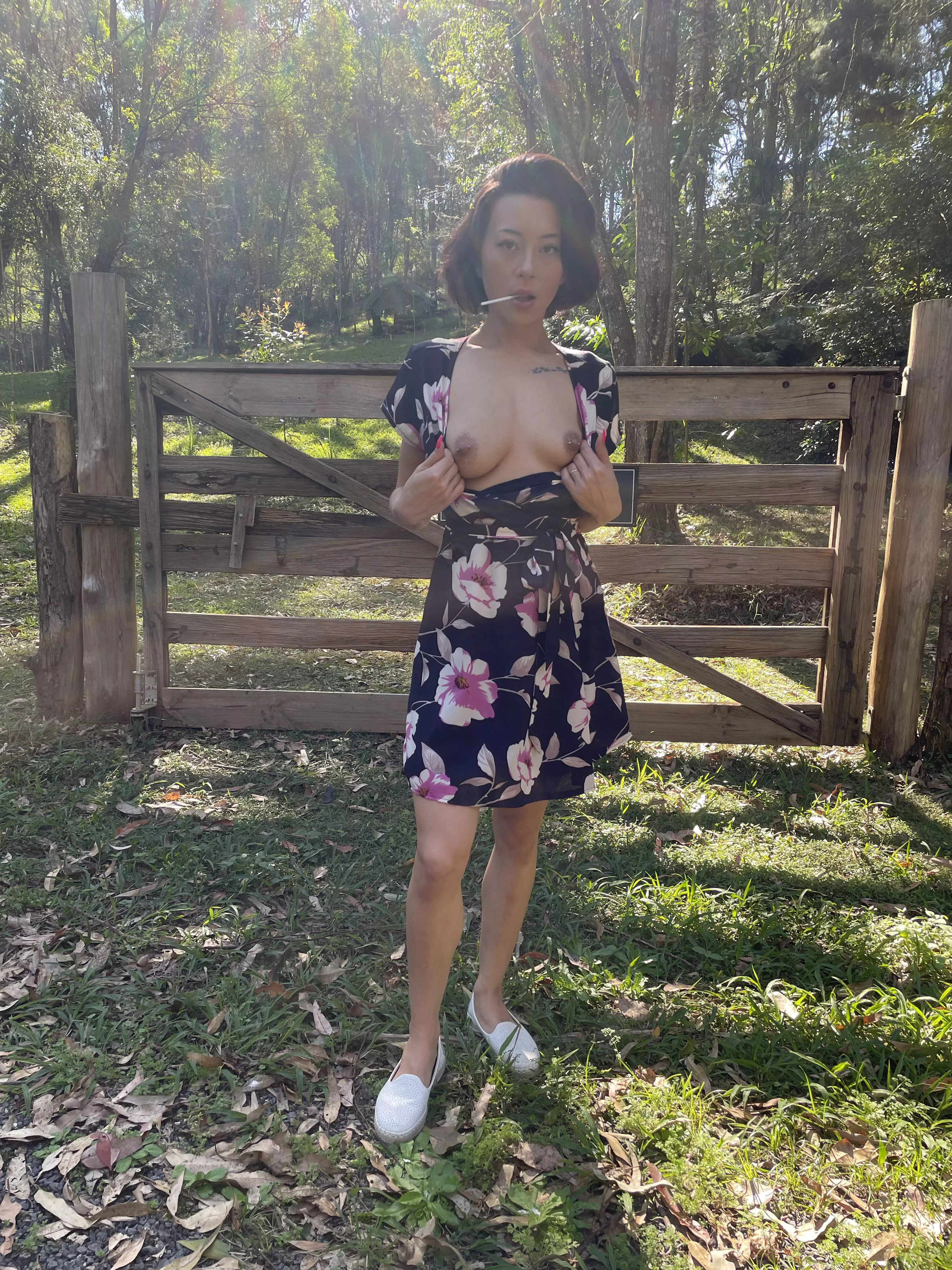 Naughtyyy, 5’1 and 45kgs 💜💜