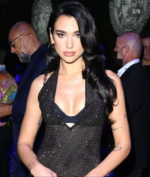 Need a bud to make me bust a fat load for Dua Lipa