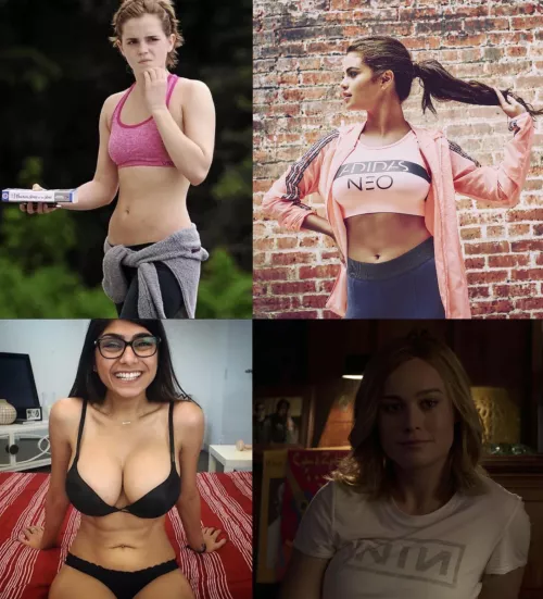need a bud to make my virgin cock explode for Emma Watson, Selena Gomez, Mia Khalifa or Brie Larson