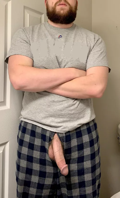 Need an honest opinion. What’s better, the beard or the boner?