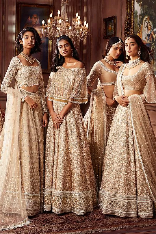 Neeta Lulla Spring Summer ‘18 Campaign Photography: Taras Taraporvala Models: Divya Jadhav, Archana Akil Kumar, Meenakshi Rathore, Isha Dhillon & Kanishtha Dhankhar