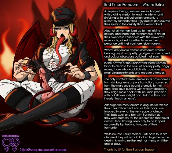 Neocorona Femdom Rapture - Wraths Extra (Demonic Hell Femdom/CBT)