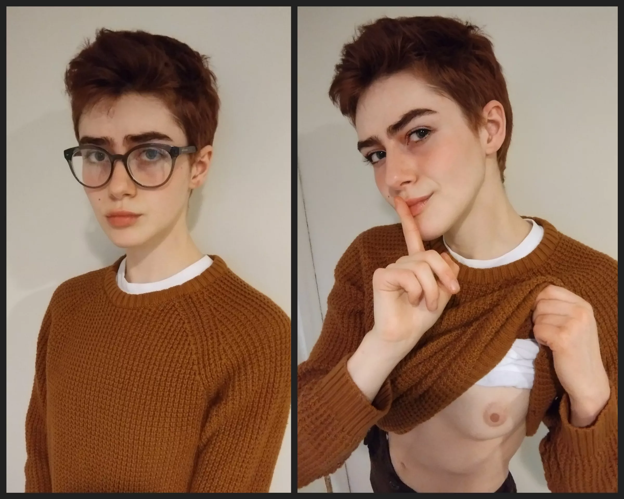 Nerd is a secret slut, what else is new?