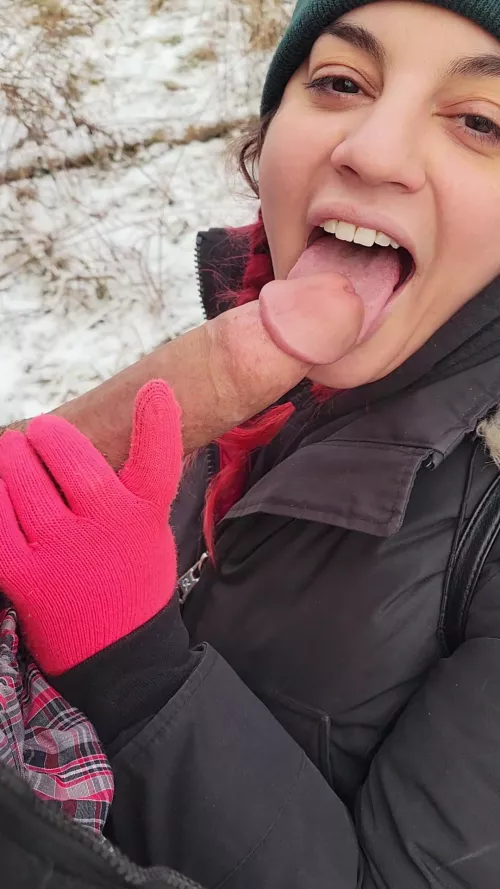never to cold when you have a toasty warm throat 🤤