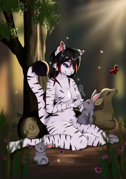 New commission finished! Yuki is a very cute and kind kitten (art by me)