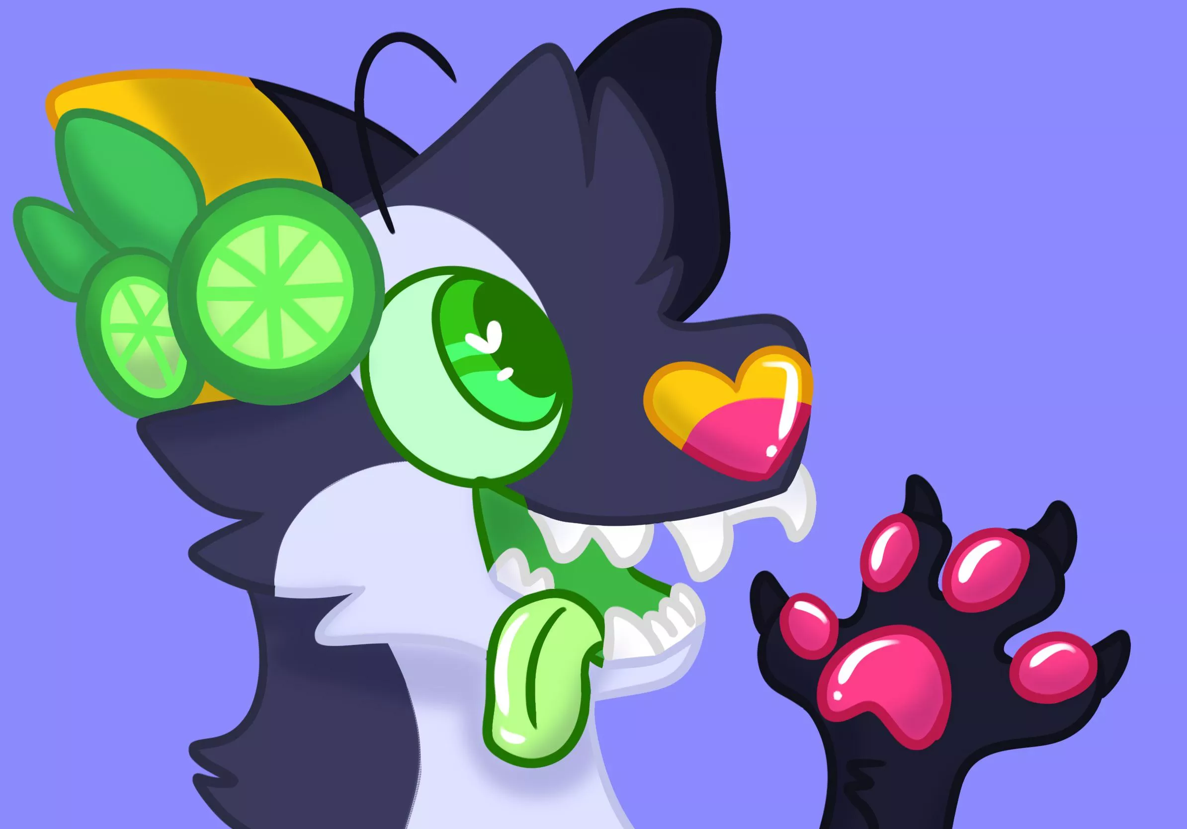 New fursona! Thinking of naming him Citrus 👀