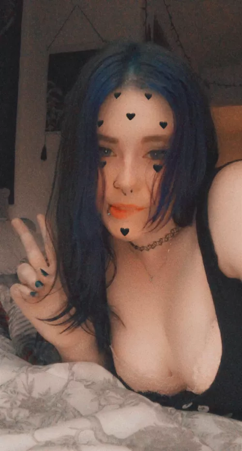 New hair color ๐พ ~ new video up at 10 pm EST tonight, come play with me ๐