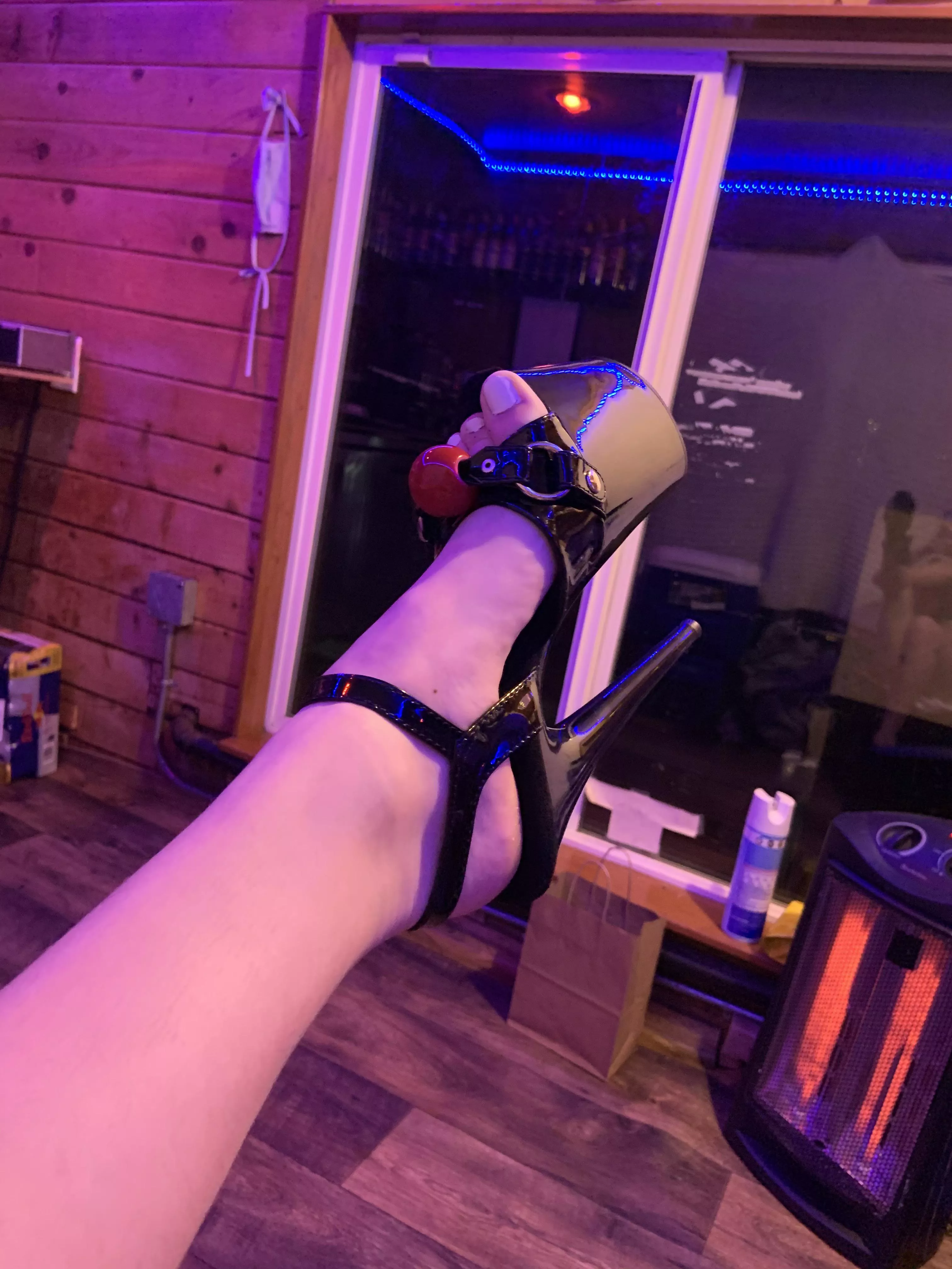 new heels from a sub π should I have him lick them clean after the heel goes up his ass? new heels from a sub π should I have him lick them clean after the heel goes up his ass?