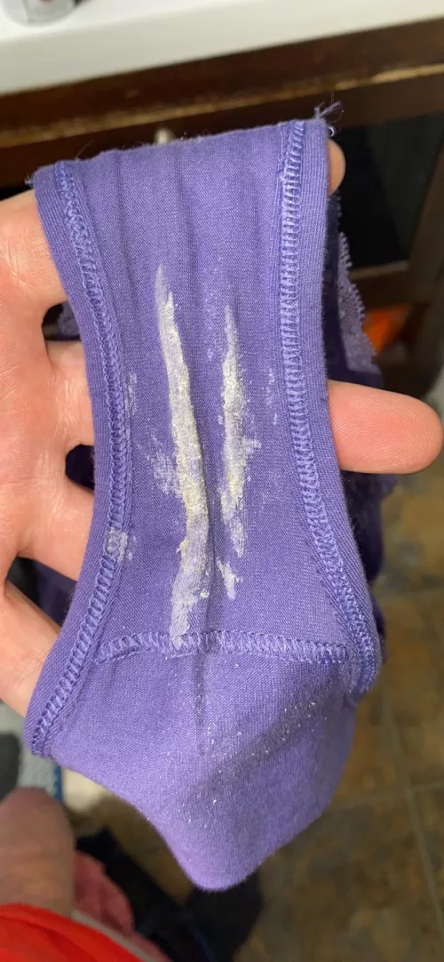 New panties worn for first time. Smelled strong of pee!