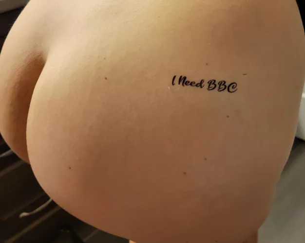 New temporary tattoo