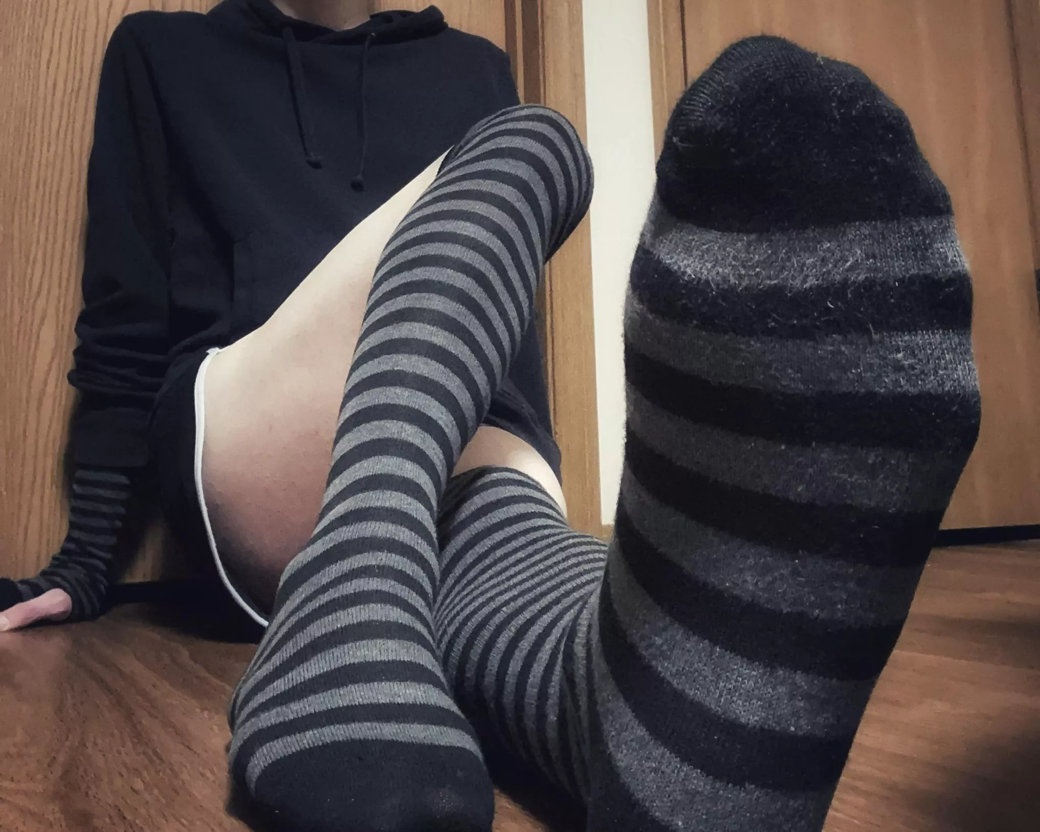 New thigh-high socks... I think they’re kinda cute 😋