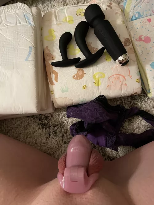 New toys and diapers!