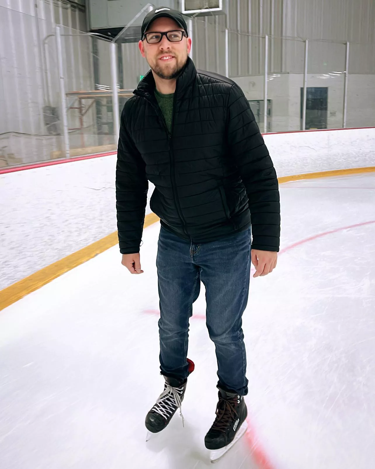 Newb at ice skating 🤓