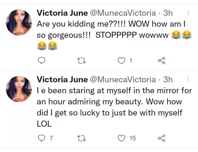 Next level of modesty 😂