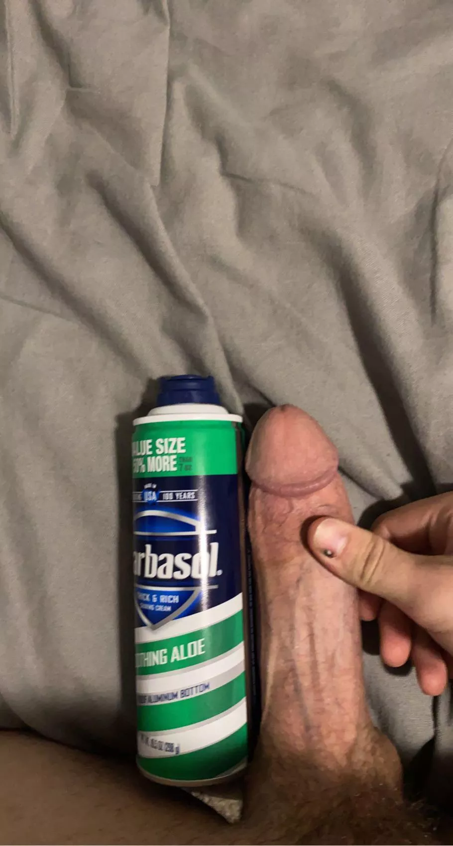 Next to my large shaving cream Next to my large shaving cream