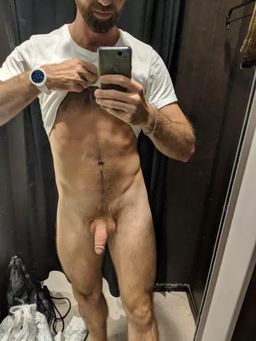 Nice and plump in the changing room