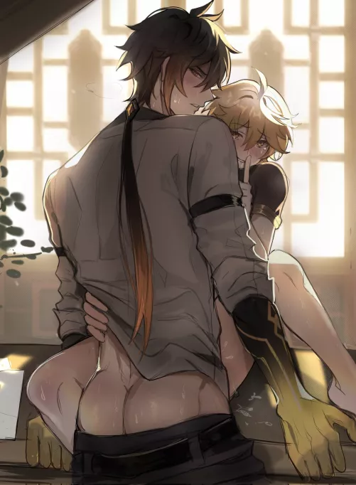 Nice ass, Zhongli (Genshin Impact)