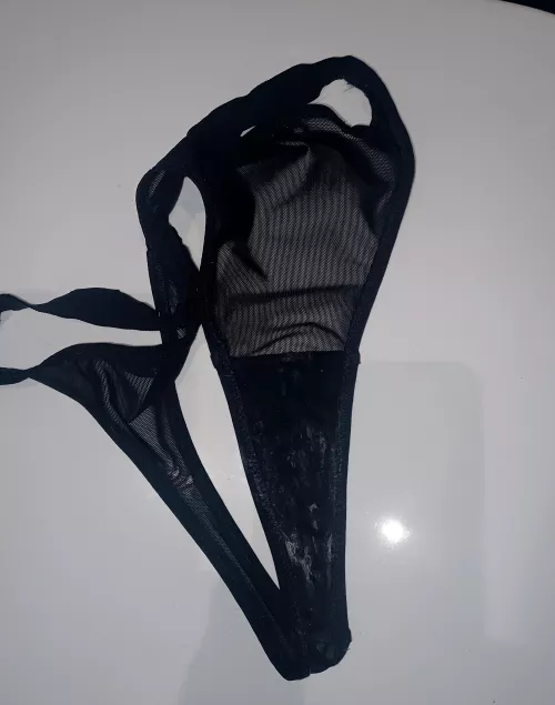 Nice black thong