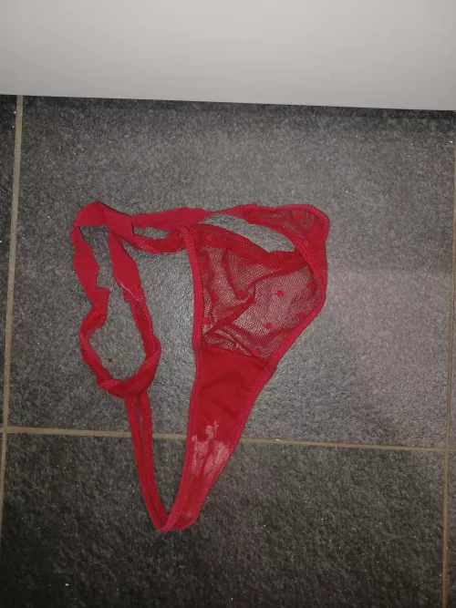 nice sexy red thong