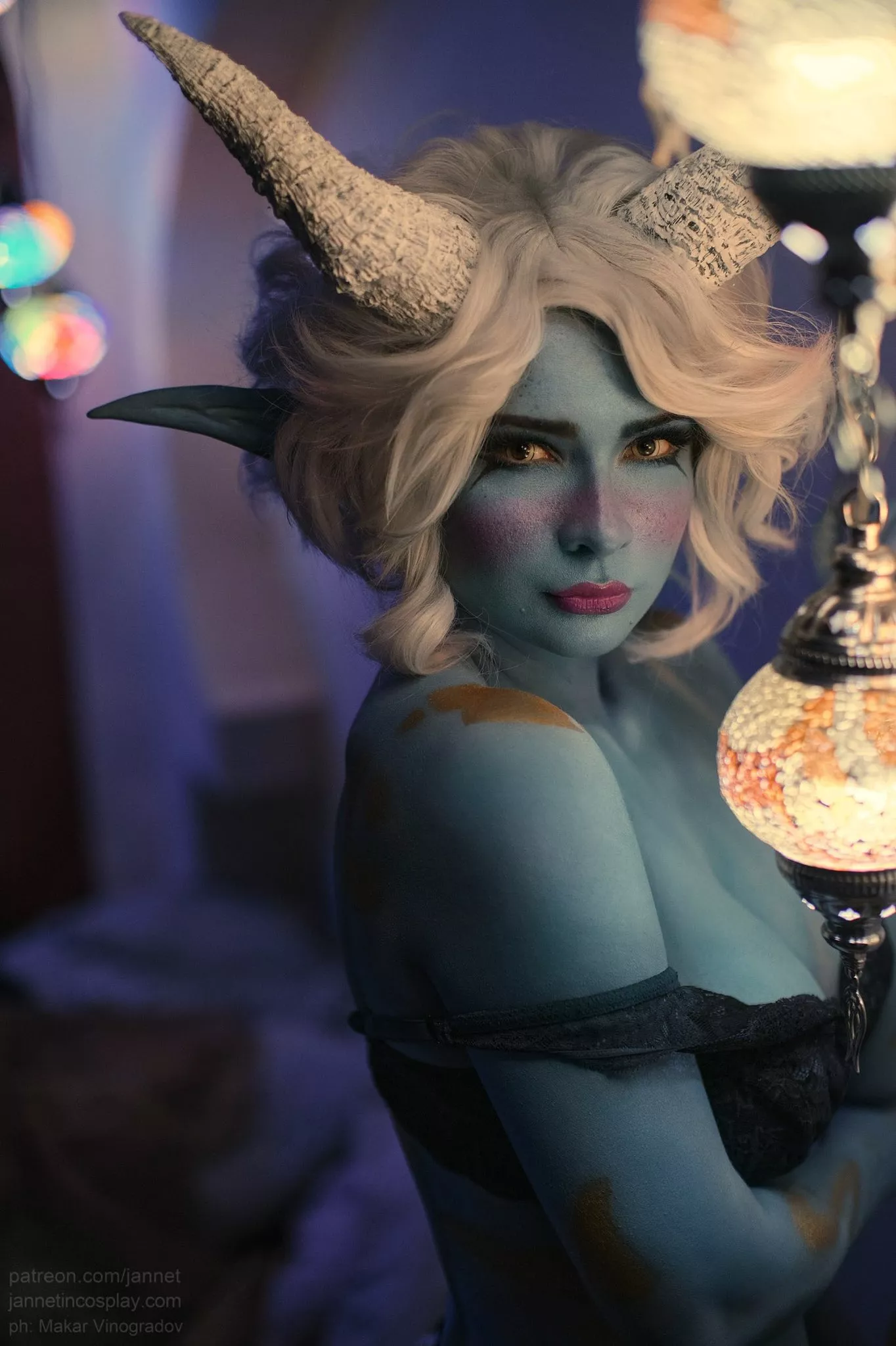 Night Tiefling, cosplay by me.^^ Night Tiefling, cosplay by me.^^