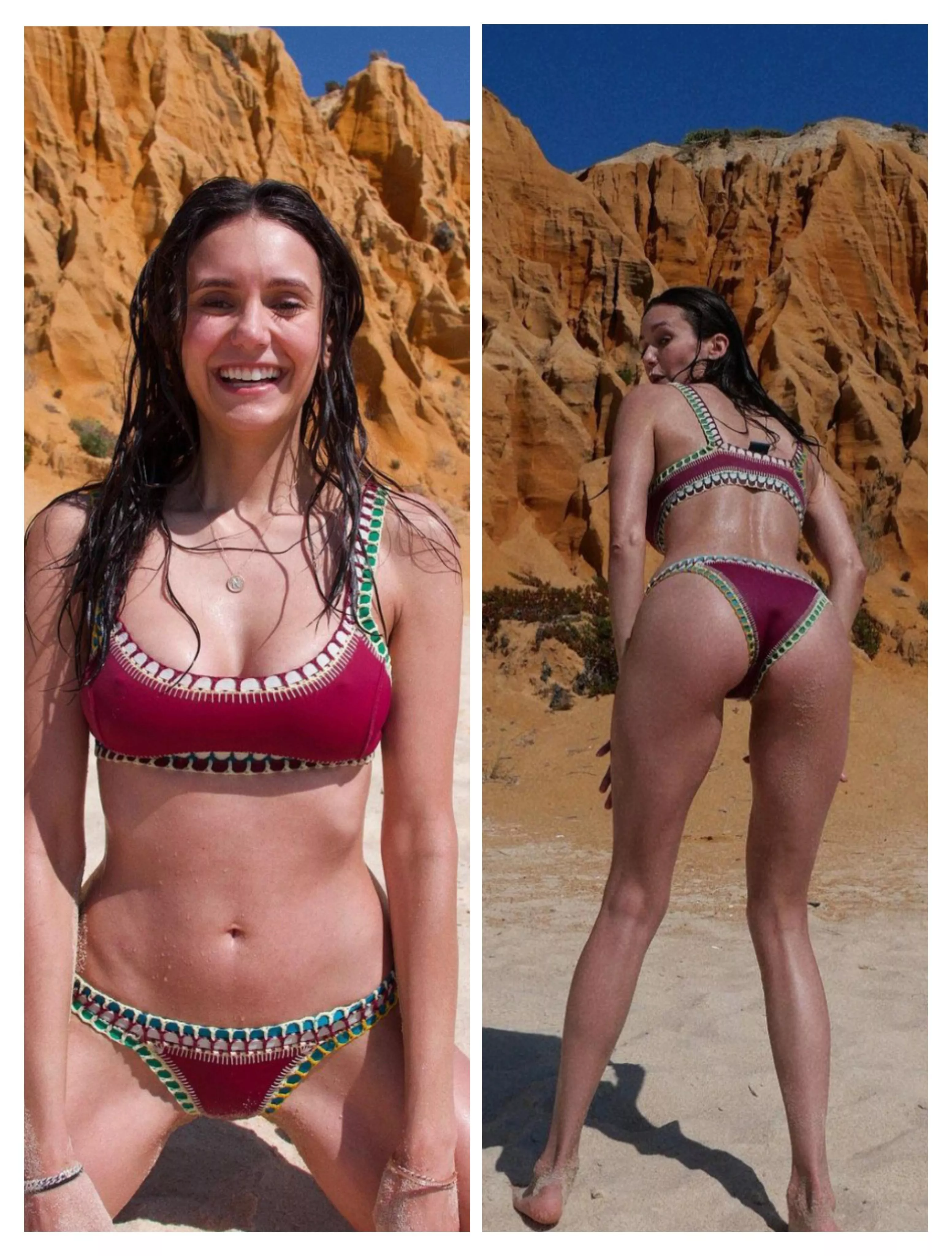 Nina Dobrev fills this bikini perfectly Nina Dobrev fills this bikini perfectly