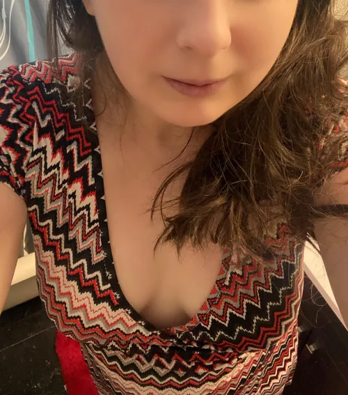 No bra today