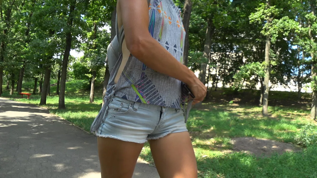 No bra walkout by HotHandyman