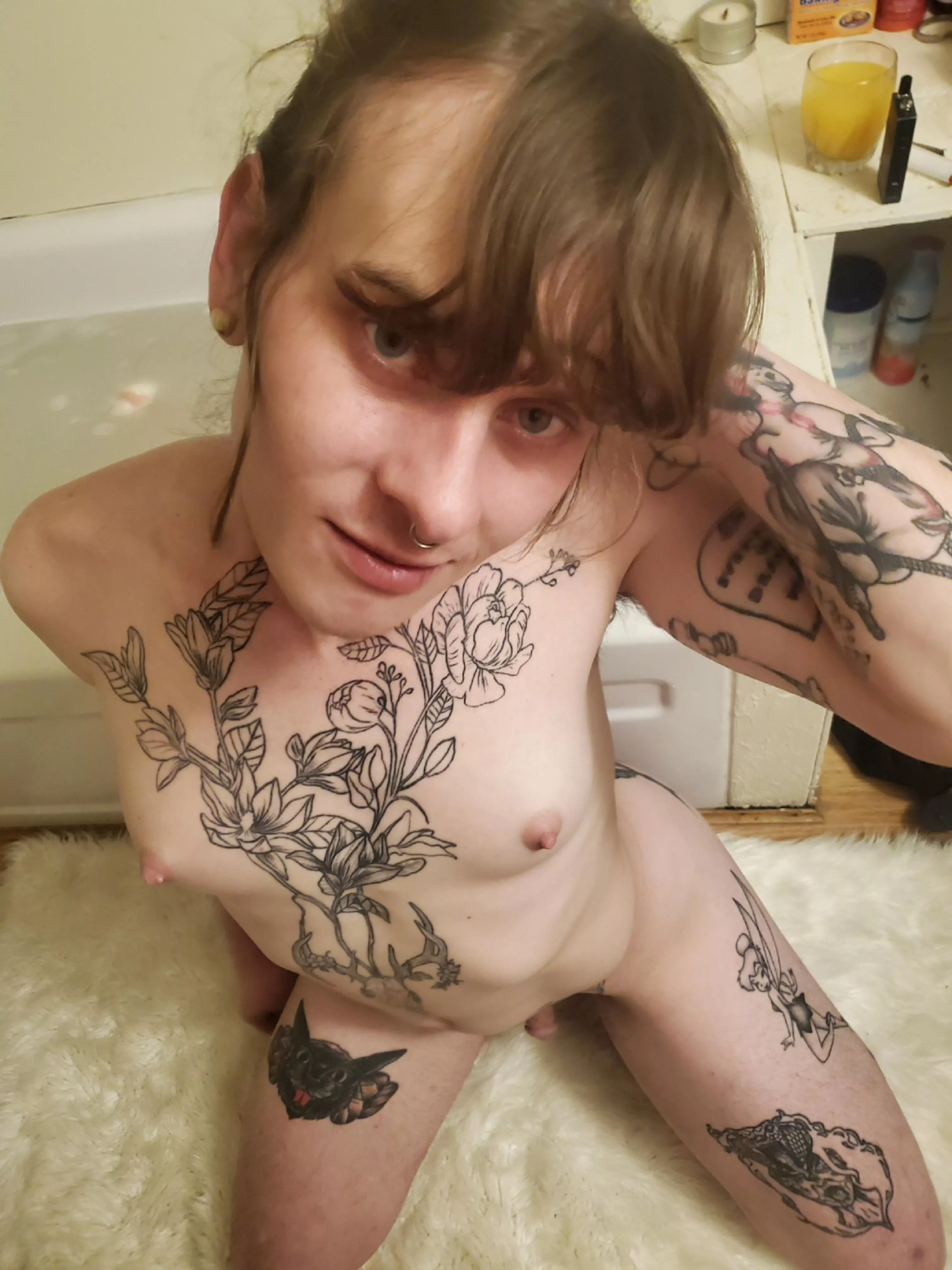 No filters, no makeup, are you still down for a bath?