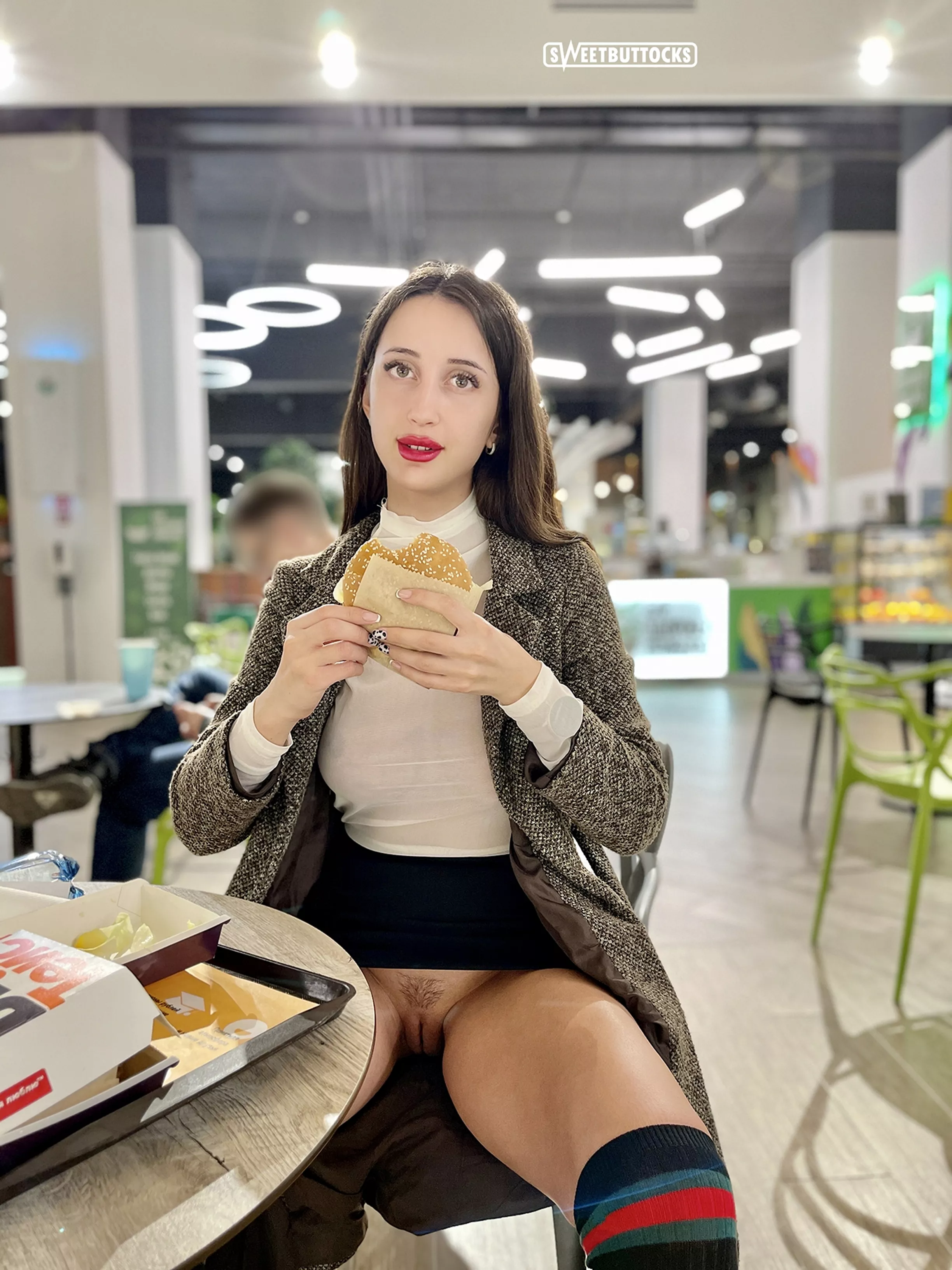 No money and no panties today!