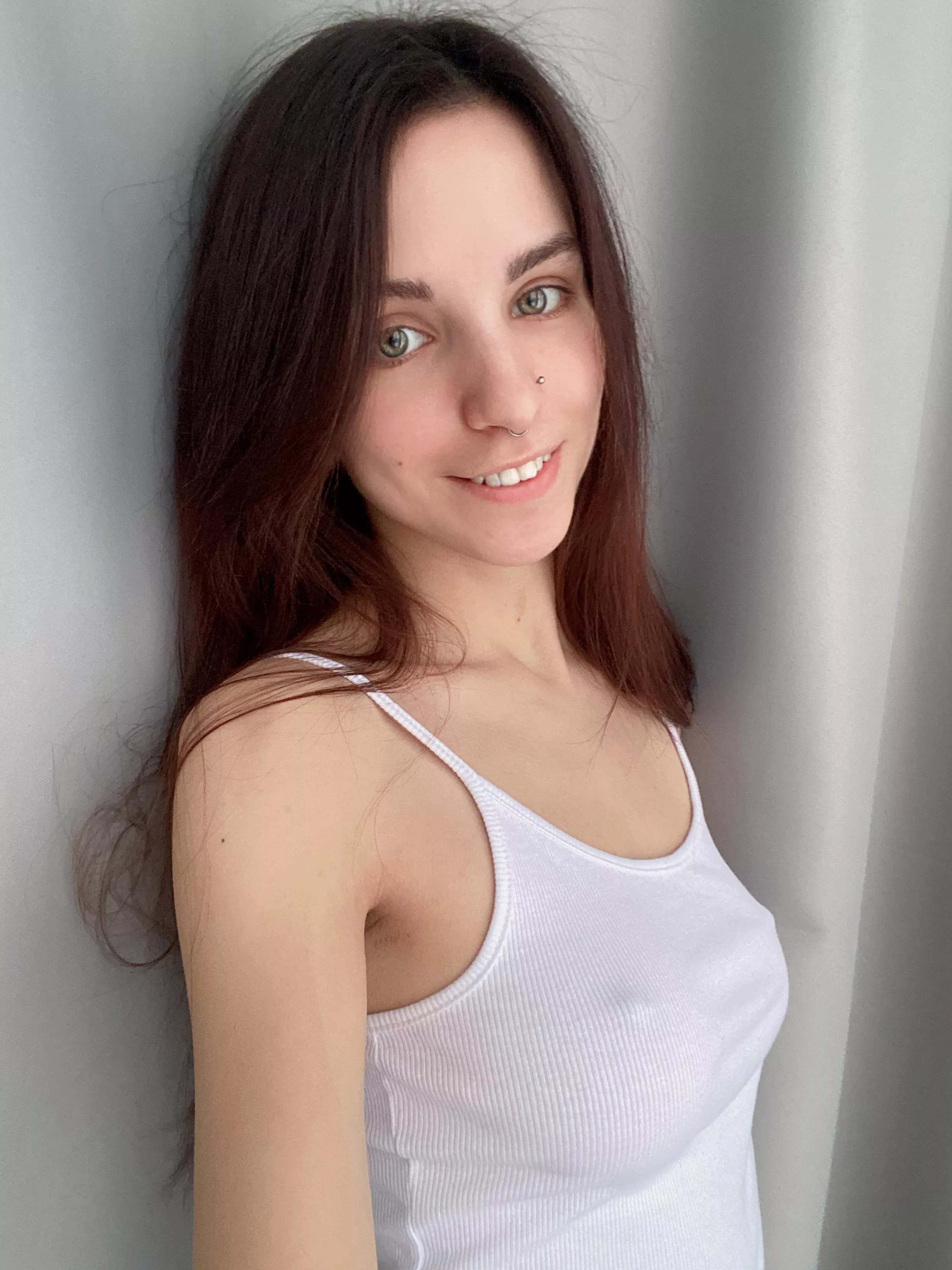 No need for a bra today 😜