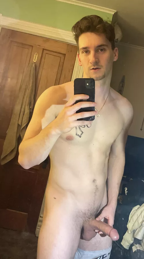 No no baby girl we don’t need that. Just put the condom down and put your hands on the kitchen table, I’ll take good care of you