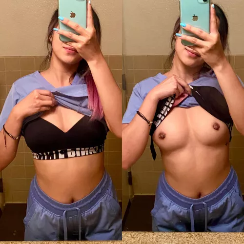 No one at work asked to see my tits today so I’ll just show you instead 🙃