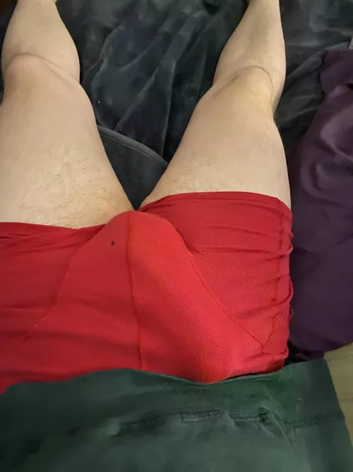 No reason to put pants on today.