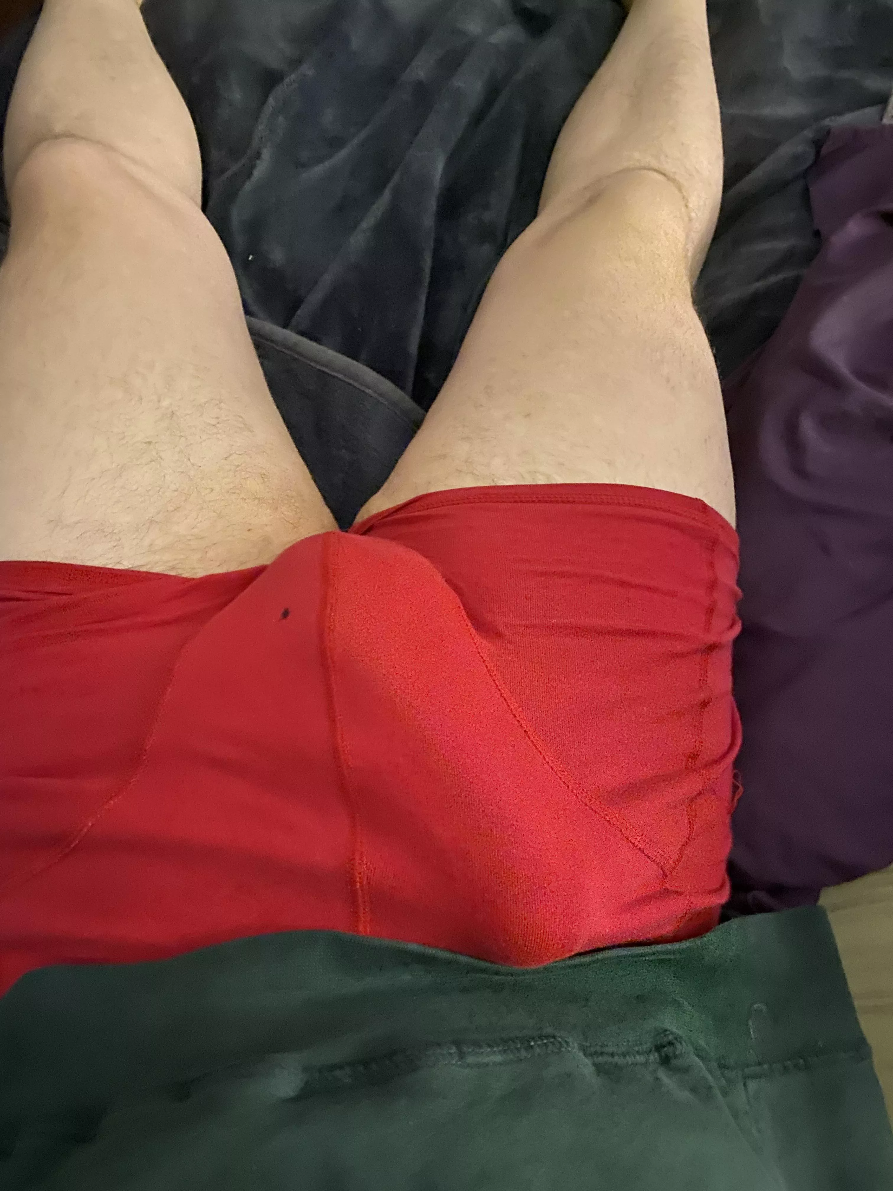 No reason to put pants on today.