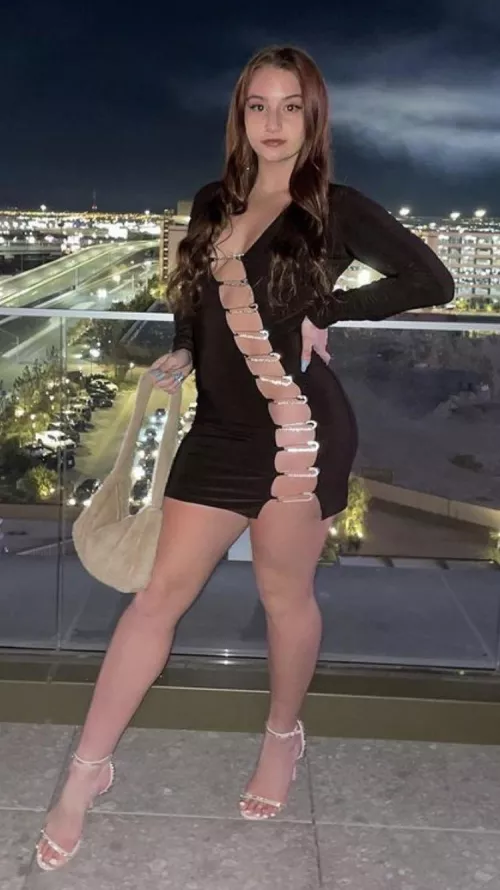 No room under that dress for anything