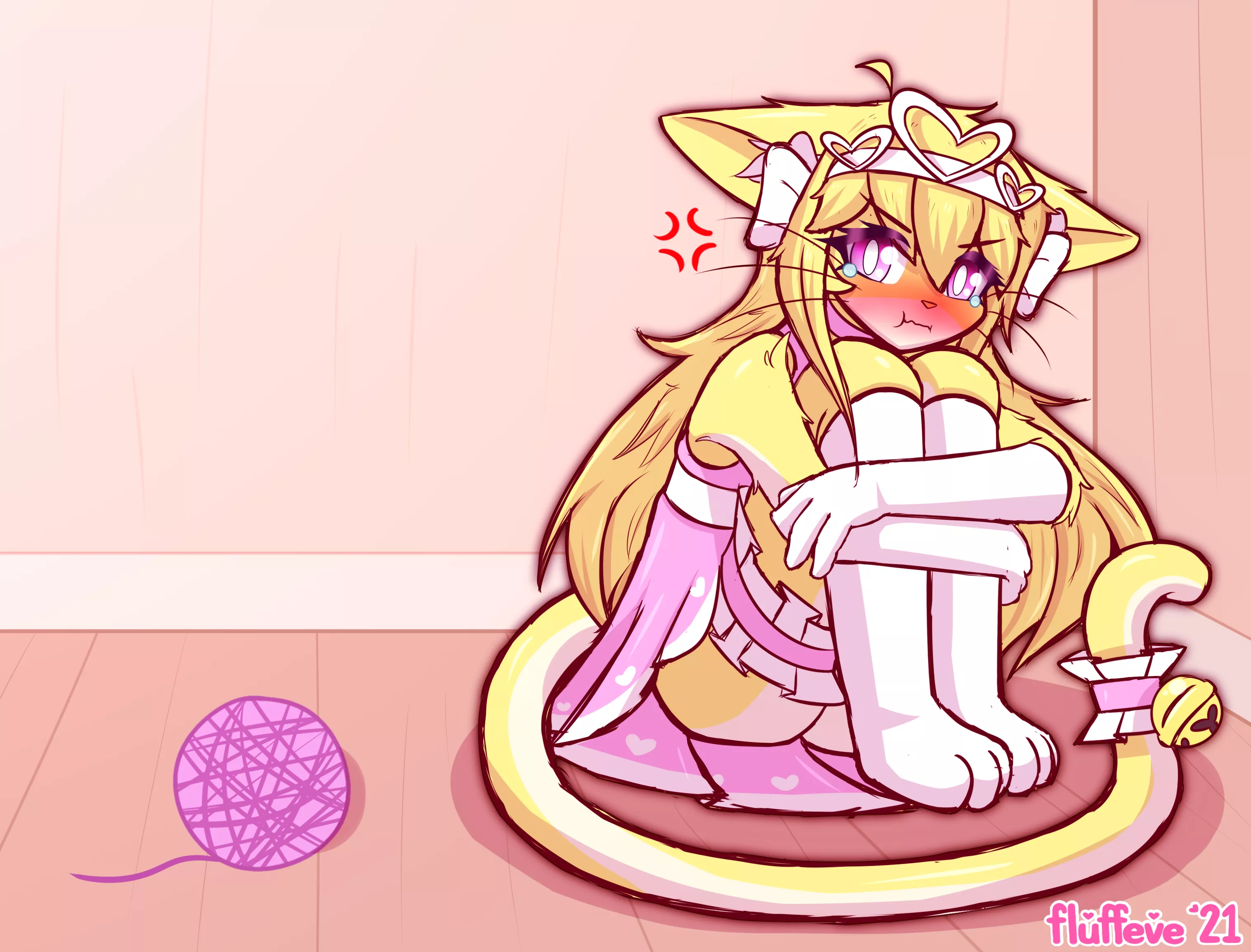 no talk me im angy 💢 (Art by me: @fluffeve on Twitter)