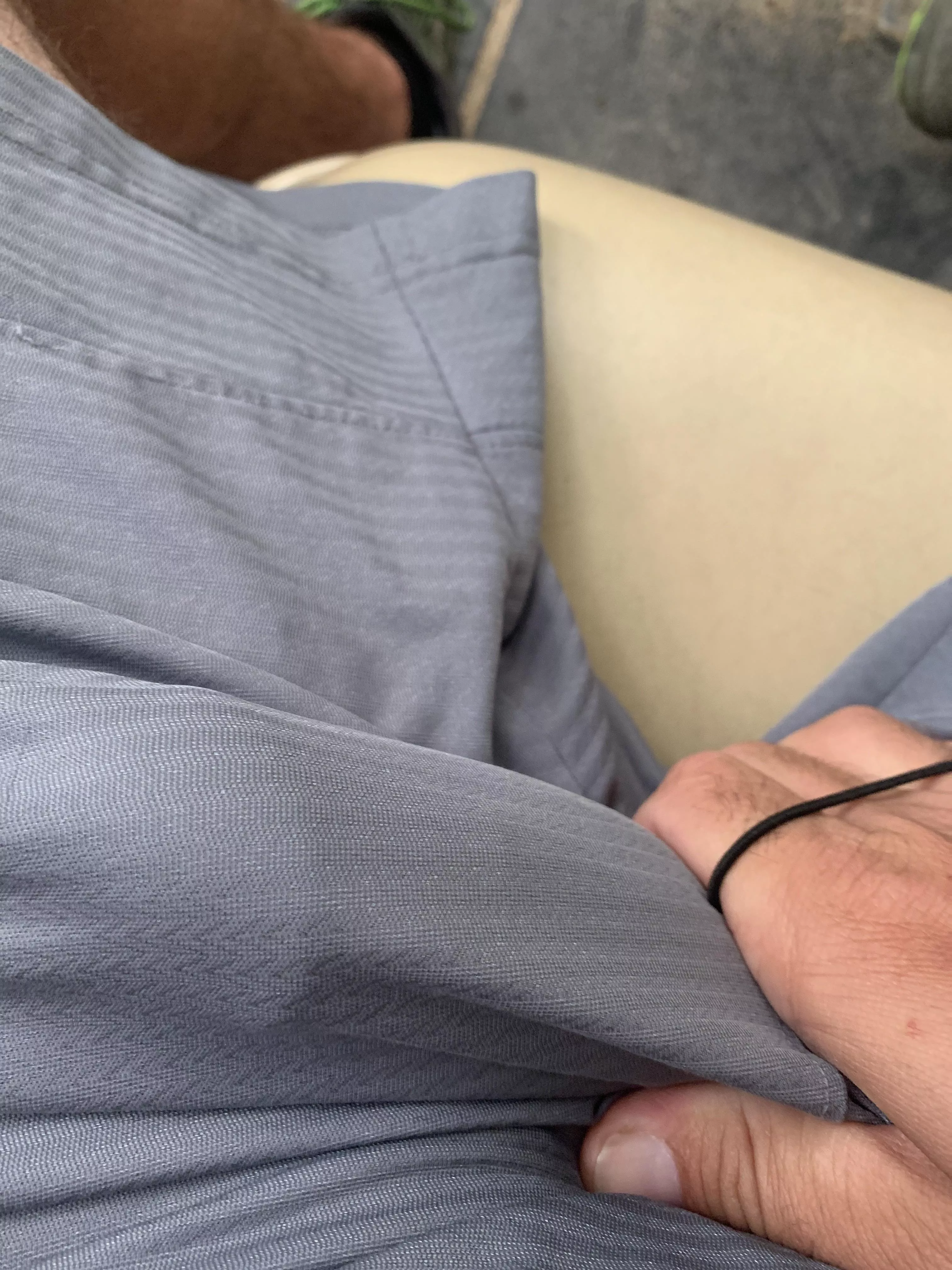 No underwear at work today…