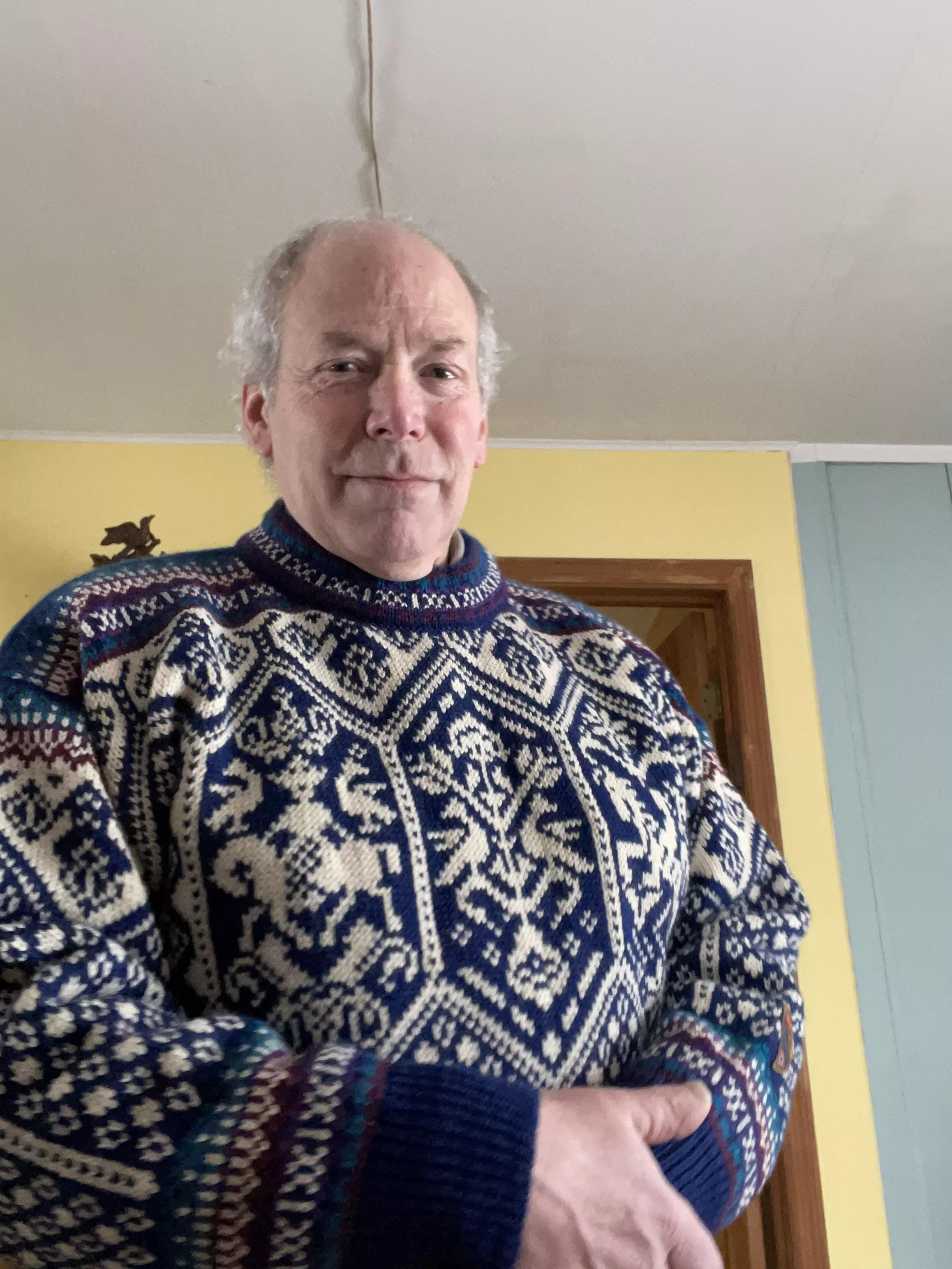 Nordic Sweater (Friends gave this to me today. Just because.)